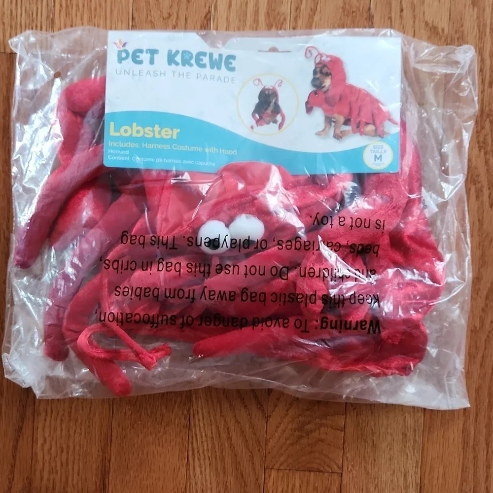 Pet Krewe, Lobster Dog Cistume, Never Opened - Picture 1 of 3